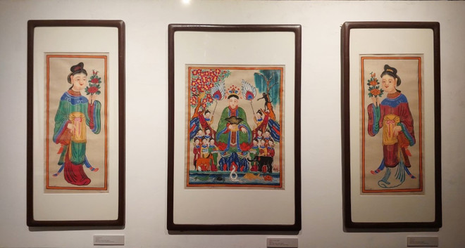 Phát huy giá trị tranh Hàng Trống bằng thử nghiệm trên sơn mài và lụa ảnh 10