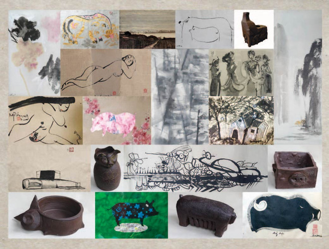 ‘Sắc dó và gốm Hương Canh’: Những sáng tạo từ chất liệu truyền thống ảnh 1