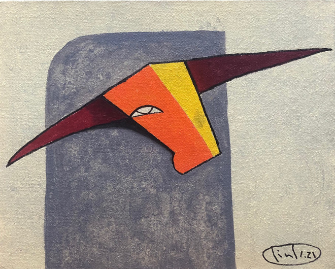 Tiễn Tí đón Sửu 'khoe' 80 tác phẩm phác họa về 'đầu cơ nghiệp' ảnh 5