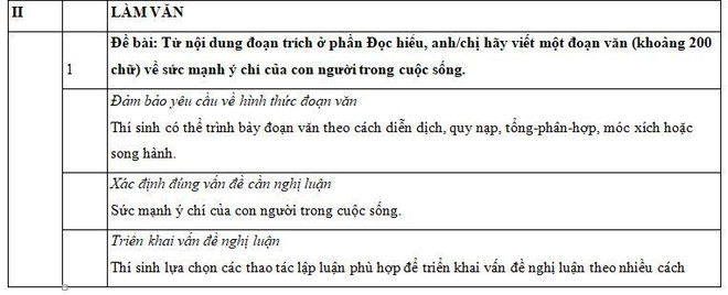 Thi Trung học phổ thông quốc gia: Hướng dẫn giải đề môn Ngữ văn ảnh 3
