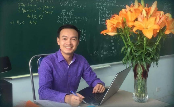 Thầy Trần Mạnh Tùng. (Ảnh: NVCC) Thi THPT quốc gia: Sẽ không có nhiều điểm 10 môn Toán ảnh 1