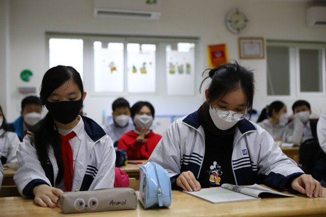 Các trường “lên dây cót” ôn tập cho học sinh chuẩn bị thi vào lớp 10 ảnh 1