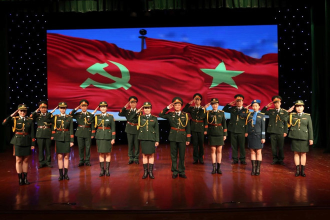 Đoàn Việt Nam tại Army Games. (Ảnh: qdnd.vn) 'Đội quân văn hóa' Việt Nam dẫn đầu vòng bình chọn tại Army Games 2021 ảnh 3