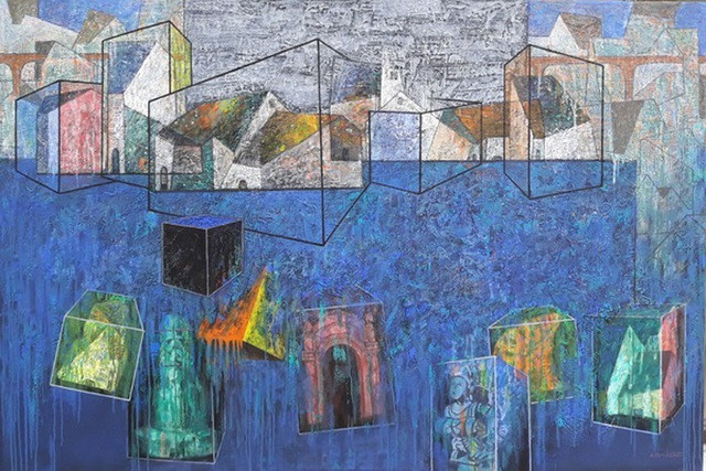 ‘Đa diện 4’: Sự trở lại của họa sỹ Việt với những thể nghiệm mới ảnh 1