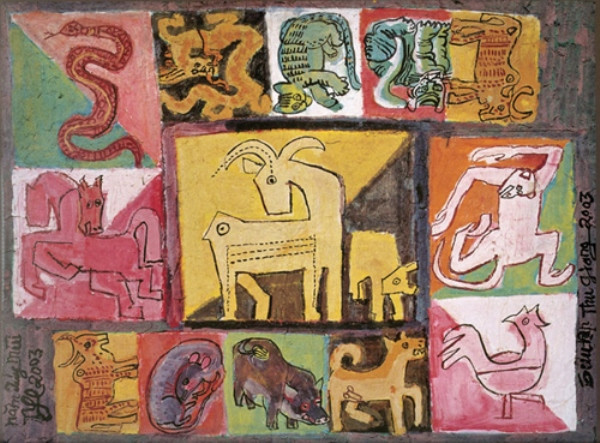 Tranh con giáp: Cuộc chuyển mình từ những sáng tác làm quà tặng ảnh 3