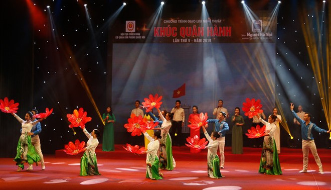 Chương trình nghệ thuật Khúc quân hành lần V- năm 2019. (Ảnh minh họa: BTC) 'Ta tự hào đi lên-Việt Nam': Sống lại thời kỳ gian khó mà hào hùng ảnh 1