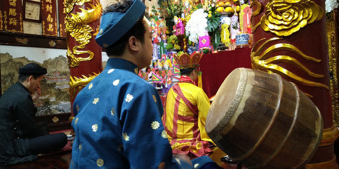 Tết Thượng nguyên Đền Dâu: Không gian thiêng để thực hành hát văn ảnh 11