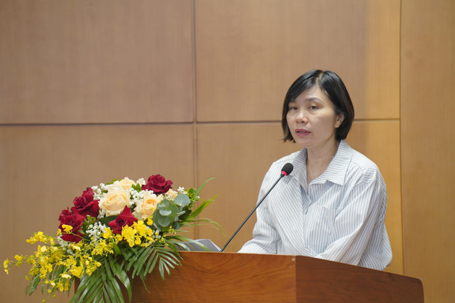 Bà Đỗ Thị Thu Hằng - Ủy viên Ban Thường vụ, Trưởng Ban nghiệp vụ Hội Nhà báo Việt Nam, Phó Chủ tịch Hội đồng Chung khảo.jpg