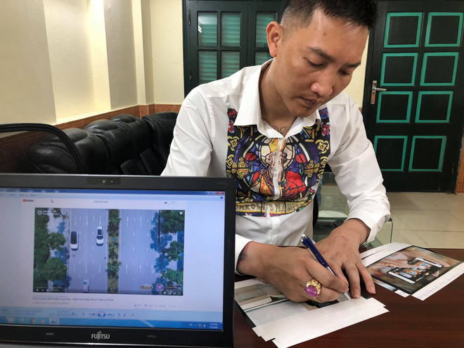 Bùi Xuân Huấn mới bị xử phạt hành chính vì tung tin giả. (Ảnh: CA) Tin giả về lũ lụt miền Trung: Thiên tai chưa qua, 'nhân họa' đã tới ảnh 1