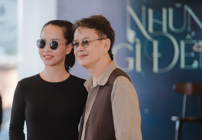 Nhạc sỹ Đức Huy và vợ kém 44 tuổi - Huỳnh Thư. (Ảnh: CTV/Vietnam+) PHA04471.jpg