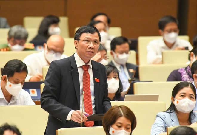Đại biểu Nguyễn Văn Thi, tỉnh Bắc Giang. (Ảnh: PV/Vietnam+) Phát triển nông nghiệp thông minh là chìa khóa xây dựng nông thôn mới ảnh 4