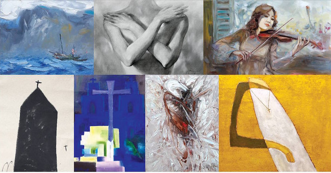 ‘Thanh Ca’: Những bức họa lấy cảm hứng từ ca khúc Giáng sinh ảnh 1