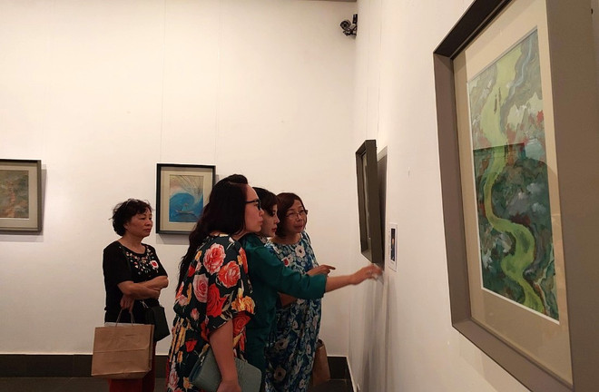 'Thơ đi sứ' sống động trong tranh màu nước của họa sỹ 17 tuổi ảnh 1