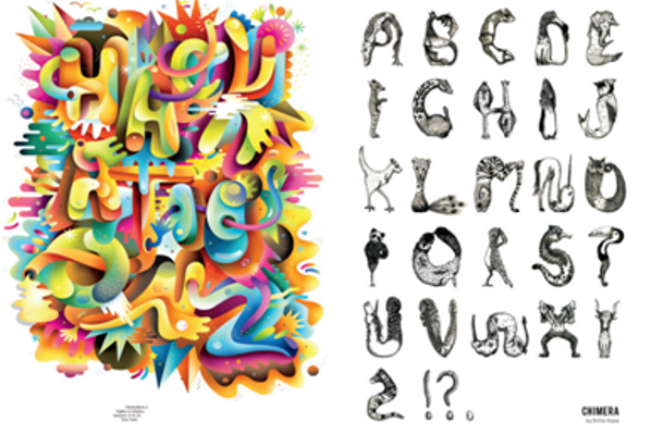 Trải nghiệm với sự biến hóa của những con chữ ảnh 1