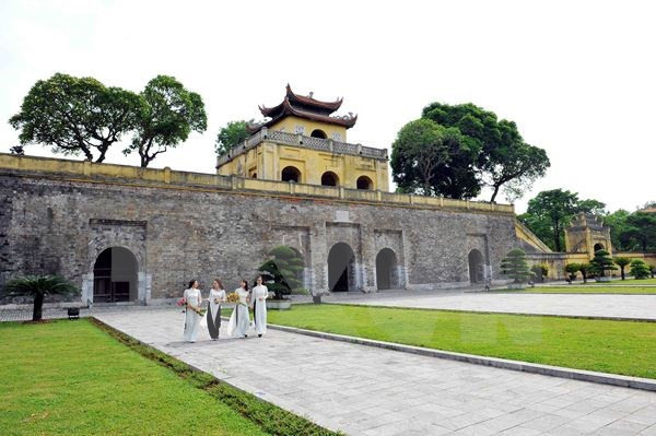 Cổng Đoan Môn - Hoàng thành Thăng Long. (Ảnh: TTXVN) Năm 2016 - Di sản Việt Nam được thế giới vinh danh, quảng bá ảnh 6