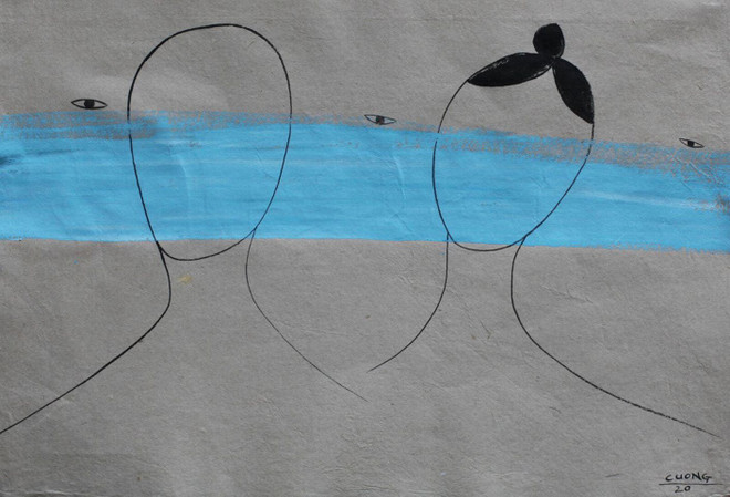 ‘Tranh trong mùa giãn cách’: Cuộc hội ngộ đặc biệt của giới mỹ thuật ảnh 2