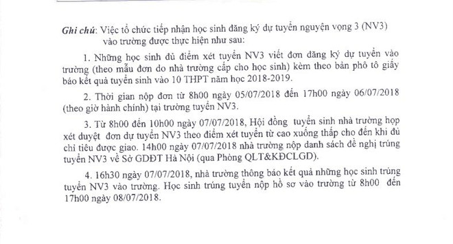 Hà Nội hạ điểm chuẩn xét tuyển vào lớp 10 trường công lập ảnh 4