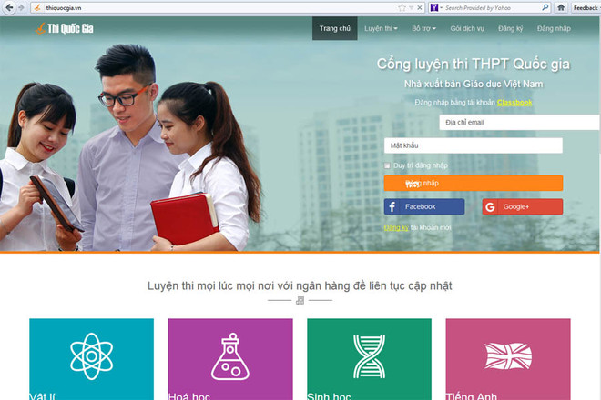 Ôn thi trung học phổ thông quốc gia trực tuyến với giá 2.500 đồng ảnh 2