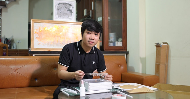 Bạn trẻ 9X làm đèn nghệ thuật tôn vinh cổ phục và cảnh đẹp Việt Nam ảnh 1