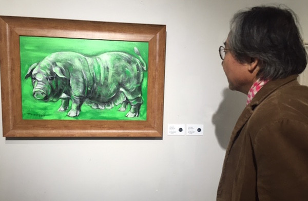 ‘Tranh Tết Kỷ Hợi’: Những tạo hình lạ về con giáp của năm 2019 ảnh 1