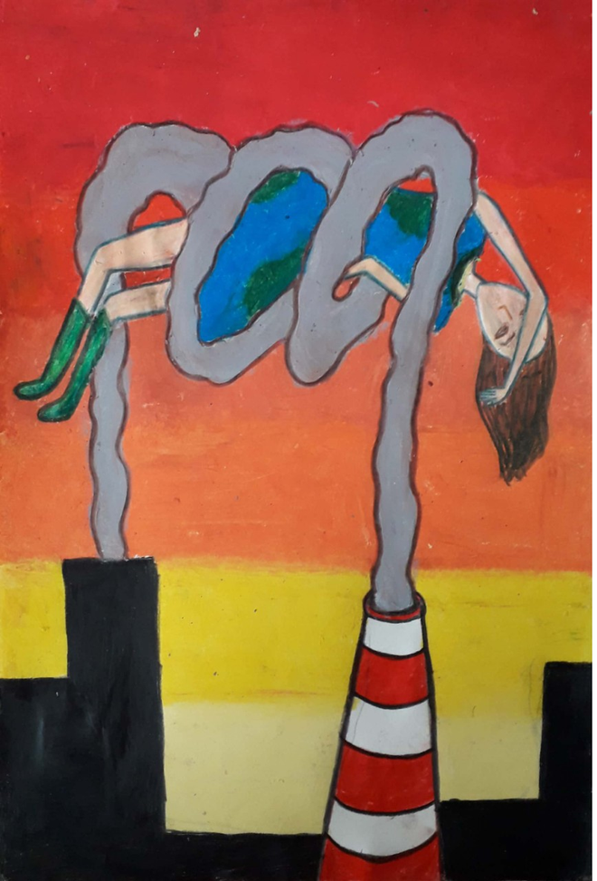 Học sinh Việt tranh tài tại cuộc thi vẽ do Đại sứ quán Hungary tổ chức ảnh 6