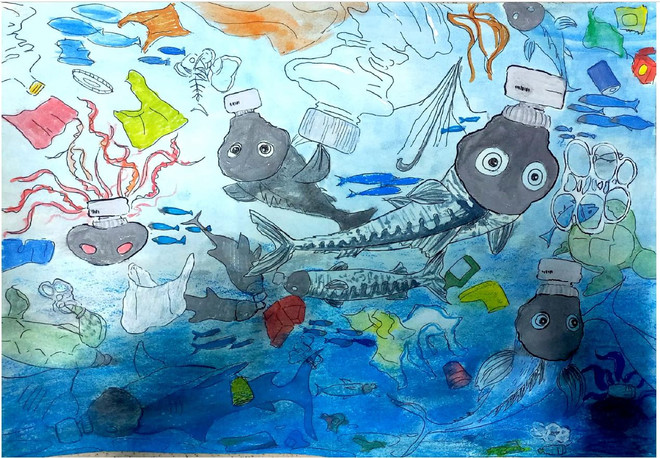 Học sinh Việt tranh tài tại cuộc thi vẽ do Đại sứ quán Hungary tổ chức ảnh 4