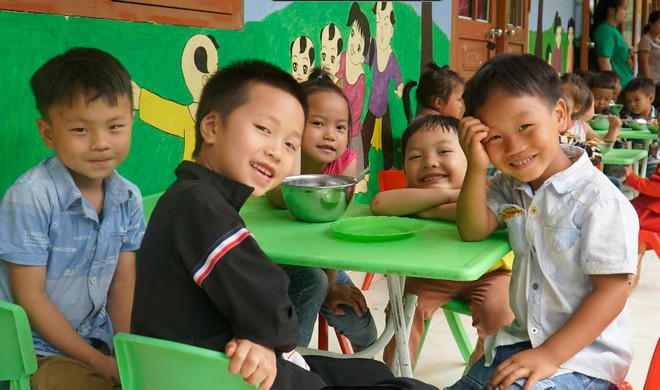 Bữa ăn bán trú: Mang hạnh phúc và sức vóc tới cho trẻ vùng cao ảnh 1