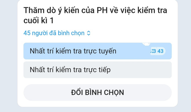 Hà Nội: Phụ huynh ủng hộ kiểm tra cuối kỳ theo hình thức trực tuyến ảnh 2