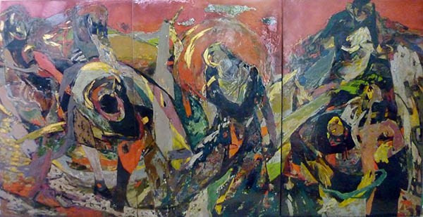 Tranh sơn mài Việt Nam đến trung tâm nghệ thuật Ganaisa Hàn Quốc ảnh 2