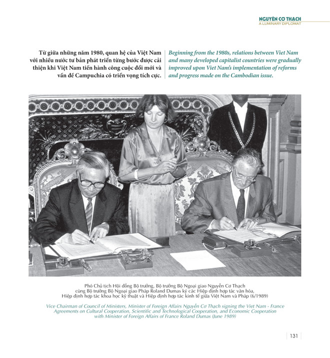 Sách ảnh tái hiện cuộc đời, sự nghiệp nhà ngoại giao Nguyễn Cơ Thạch ảnh 4
