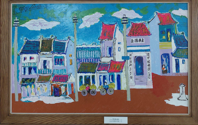 Ngắm một 'Hà Nội thu nhỏ bỏ túi' trong tranh của họa sỹ Ngọc Linh ảnh 5