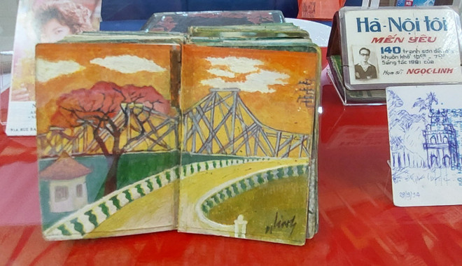 Ngắm một 'Hà Nội thu nhỏ bỏ túi' trong tranh của họa sỹ Ngọc Linh ảnh 7