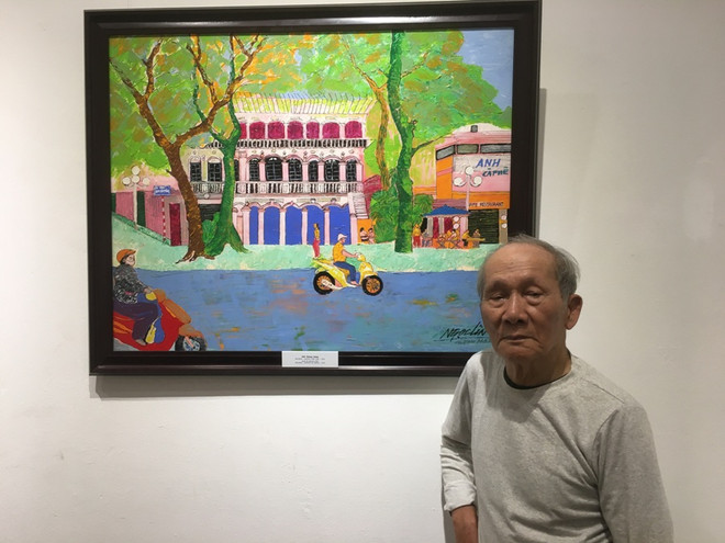 Ngắm một 'Hà Nội thu nhỏ bỏ túi' trong tranh của họa sỹ Ngọc Linh ảnh 2