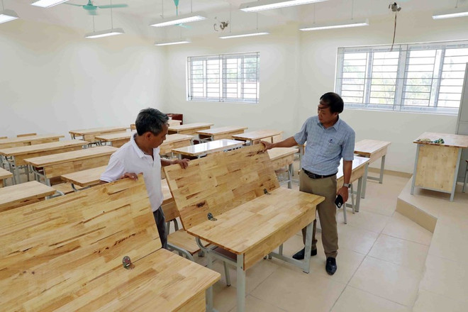 Chỉnh trang trường lớp, sẵn sàng đón ngày khai giảng năm học mới ảnh 2