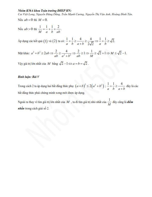 Hướng dẫn giải đề thi môn Toán tuyển sinh vào lớp 10 ở Hà Nội ảnh 9