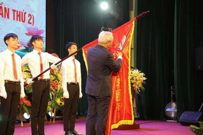 Đại học Thủy lợi vinh dự đón nhận Huân chương Lao động hạng Nhất. (Ảnh: Đại học Thủy lợi) Trường Đại học Thủy lợi đón Huân chương Lao động hạng Nhất ảnh 1