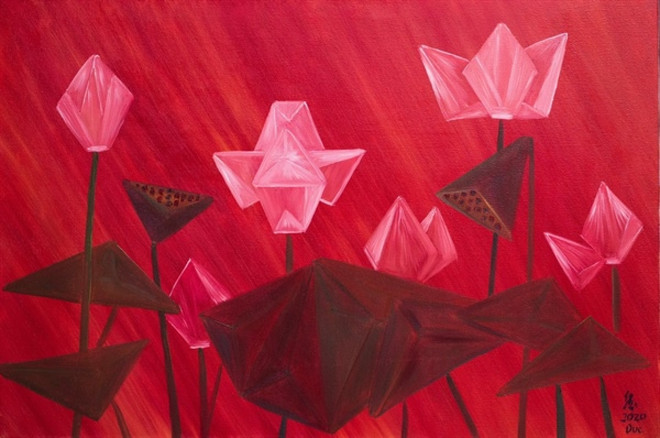 Triển lãm nghệ thuật tôn vinh vẻ đẹp thuần khiết của hoa sen ảnh 2