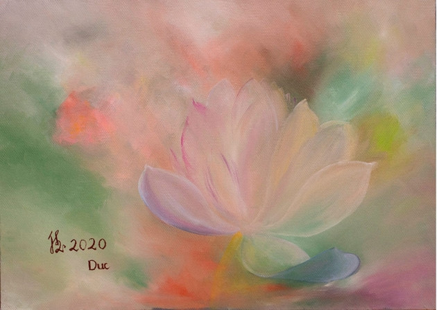 Triển lãm nghệ thuật tôn vinh vẻ đẹp thuần khiết của hoa sen ảnh 5