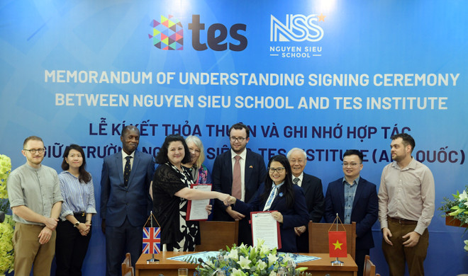 Trường Nguyễn Siêu trở thành điểm thực hành nghiệp vụ sư phạm quốc tế ảnh 1