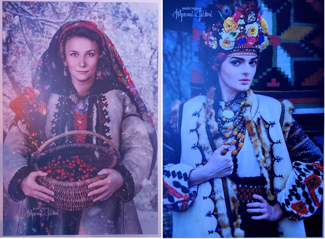 Áo dài Việt 'đối thoại' với trang phục thêu Vyshivanki của Ukraine ảnh 2