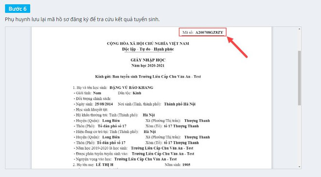 Hôm nay, phụ huynh Hà Nội được thử nghiệm tuyển sinh trực tuyến ảnh 7