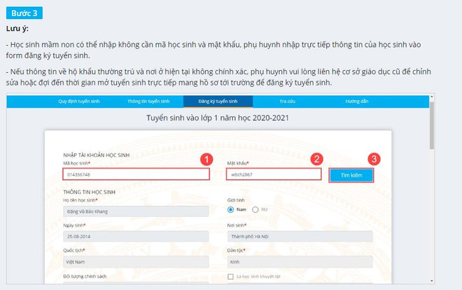 Hôm nay, phụ huynh Hà Nội được thử nghiệm tuyển sinh trực tuyến ảnh 4