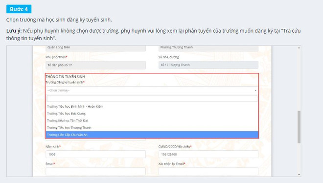 Hôm nay, phụ huynh Hà Nội được thử nghiệm tuyển sinh trực tuyến ảnh 5