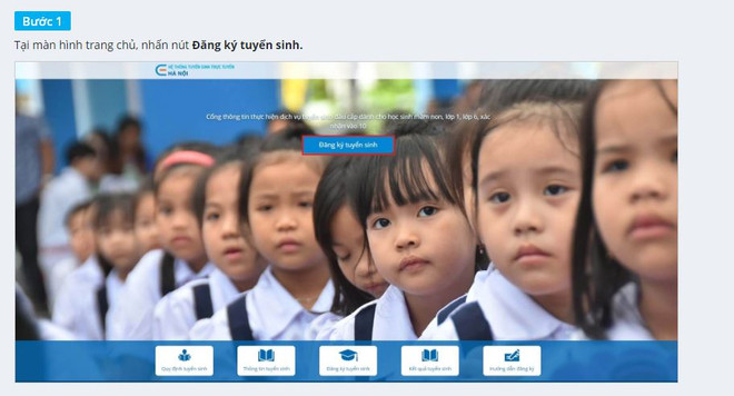Hôm nay, phụ huynh Hà Nội được thử nghiệm tuyển sinh trực tuyến ảnh 2