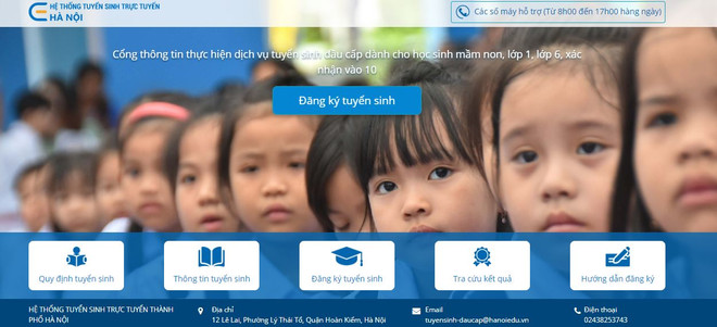 Hôm nay, phụ huynh Hà Nội được thử nghiệm tuyển sinh trực tuyến ảnh 1