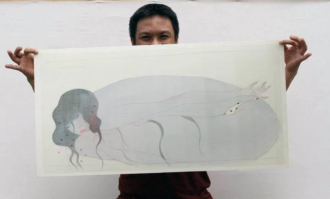 Sắp ra mắt sách và triển lãm tranh lụa của Bùi Tiến Tuấn ảnh 1