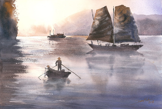 Phong cảnh và con người Ba Lan sinh động qua lăng kính họa sỹ gốc Việt ảnh 8