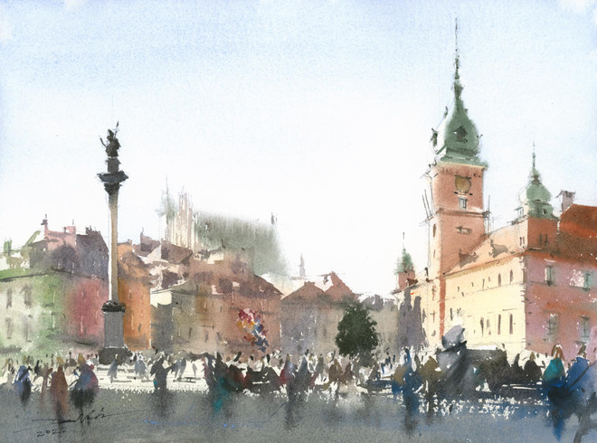 Phong cảnh và con người Ba Lan sinh động qua lăng kính họa sỹ gốc Việt ảnh 3