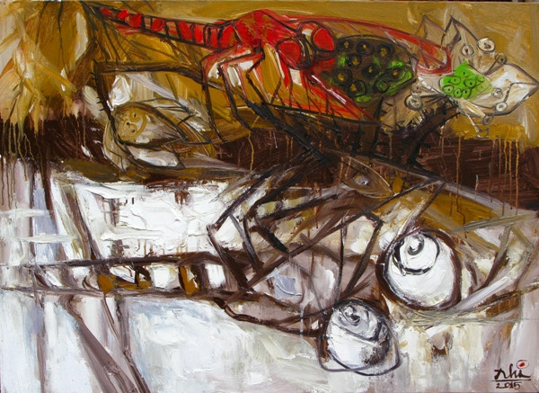 Ngô Bình Nhi và những hoang mang của người trẻ qua tranh vẽ ảnh 2