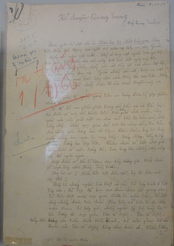 Trưng bày nhật ký, bản thảo viết tay của tác giả “Sống mãi với Thủ đô” ảnh 3